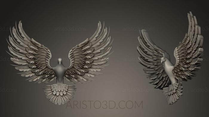 Bird figurines (STKB_0093) 3D model for CNC machine
